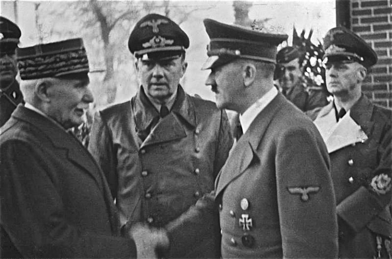 Hitler. with Petain